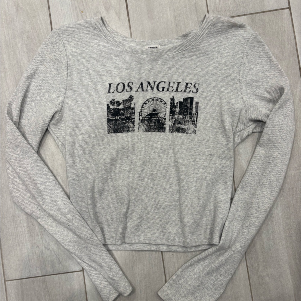 Garage Light Gray Los Angeles Graphic Shirt